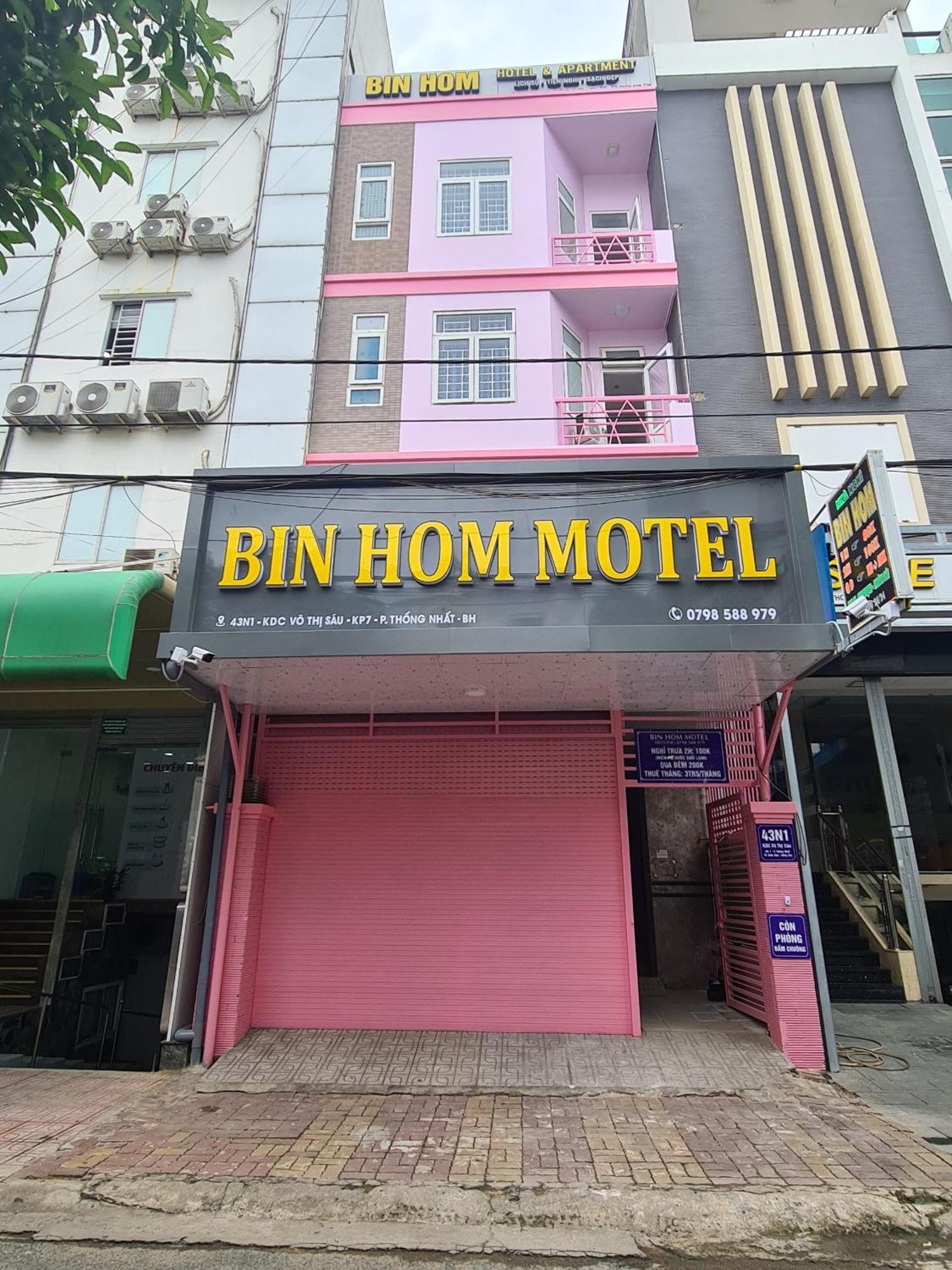 Bin Hom Motel Bien Hoa Eksteriør bilde